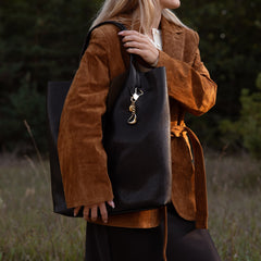 AUGUSTE TOTE BLACK STELLA