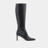 EMMI NARROW CALF BOOTS BLACK LEATHER