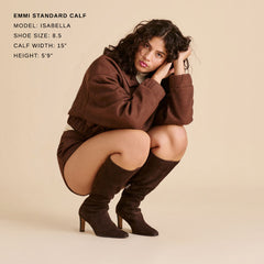 EMMI BOOTS DK BROWN SUEDE