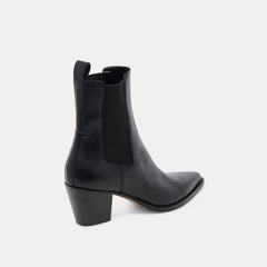 SHADIE H2O BOOTIES BLACK LEATHER