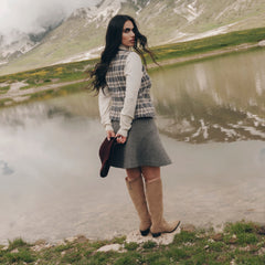 VIRONA H2O BOOTS DK TAUPE SUEDE