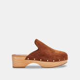 CLOSEN CLOGS COGNAC SUEDE - COGNAC SUEDE / 8 / 935 - re:vita