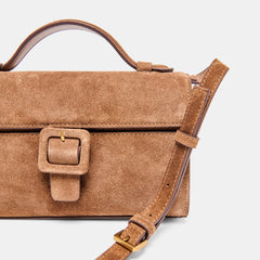 CHRIS CROSSBODY CAMEL SUEDE