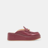 DORREL LOAFERS MAROON LEATHER