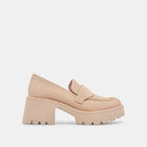 HALONA LOAFERS DUNE SUEDE - re:vita