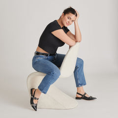 LABELL FLATS MIDNIGHT CRINKLE PATENT - re:vita