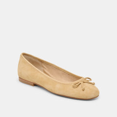 RITLA BALLET FLATS HONEY SUEDE - re:vita
