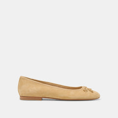 RITLA BALLET FLATS HONEY SUEDE - re:vita