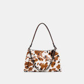 JAGGER SHOULDER BAG COCOA CALF HAIR
