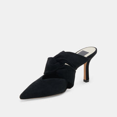 KELSY HEELS ONYX SUEDE