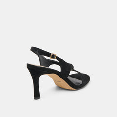 IZELA HEELS ONYX SUEDE
