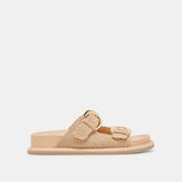 SHAUNY SANDALS NATURAL RAFFIA