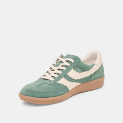MERIT SNEAKERS DK GREEN SUEDE