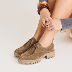 MILZA LOAFERS OLIVE SUEDE