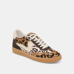 NOTICE STITCH SNEAKERS LEOPARD MULTI CALF HAIR