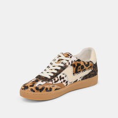 NOTICE STITCH SNEAKERS LEOPARD MULTI CALF HAIR