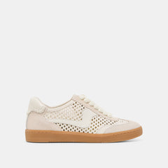 NOTICE SNEAKERS IVORY PERFORATED NUBUCK