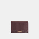MINI-ME WALLET BURGUNDY WOVEN STELLA