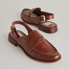 HARDI LOAFERS BROWN CRINKLE PATENT - re:vita