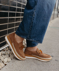 JADAH SNEAKERS PECAN SUEDE - re:vita