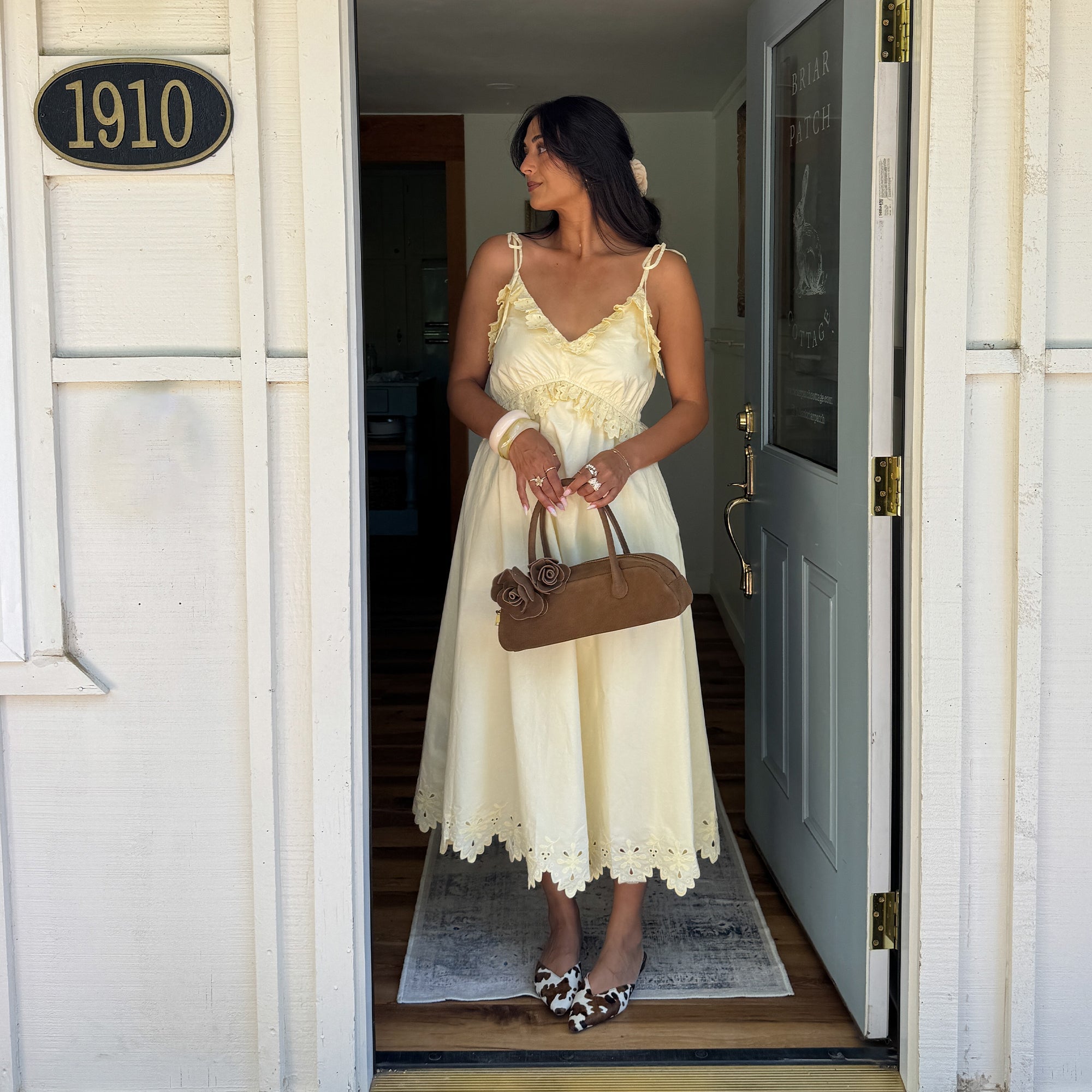 ELM FLATS COCOA TAURUS CALF HAIR