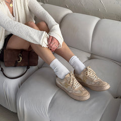 NOTICE ESPADRILLE BEAD SNEAKERS GOLD MULTI BURLAP