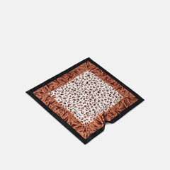 ANIMAL PRINT SCARF BROWN MULTI