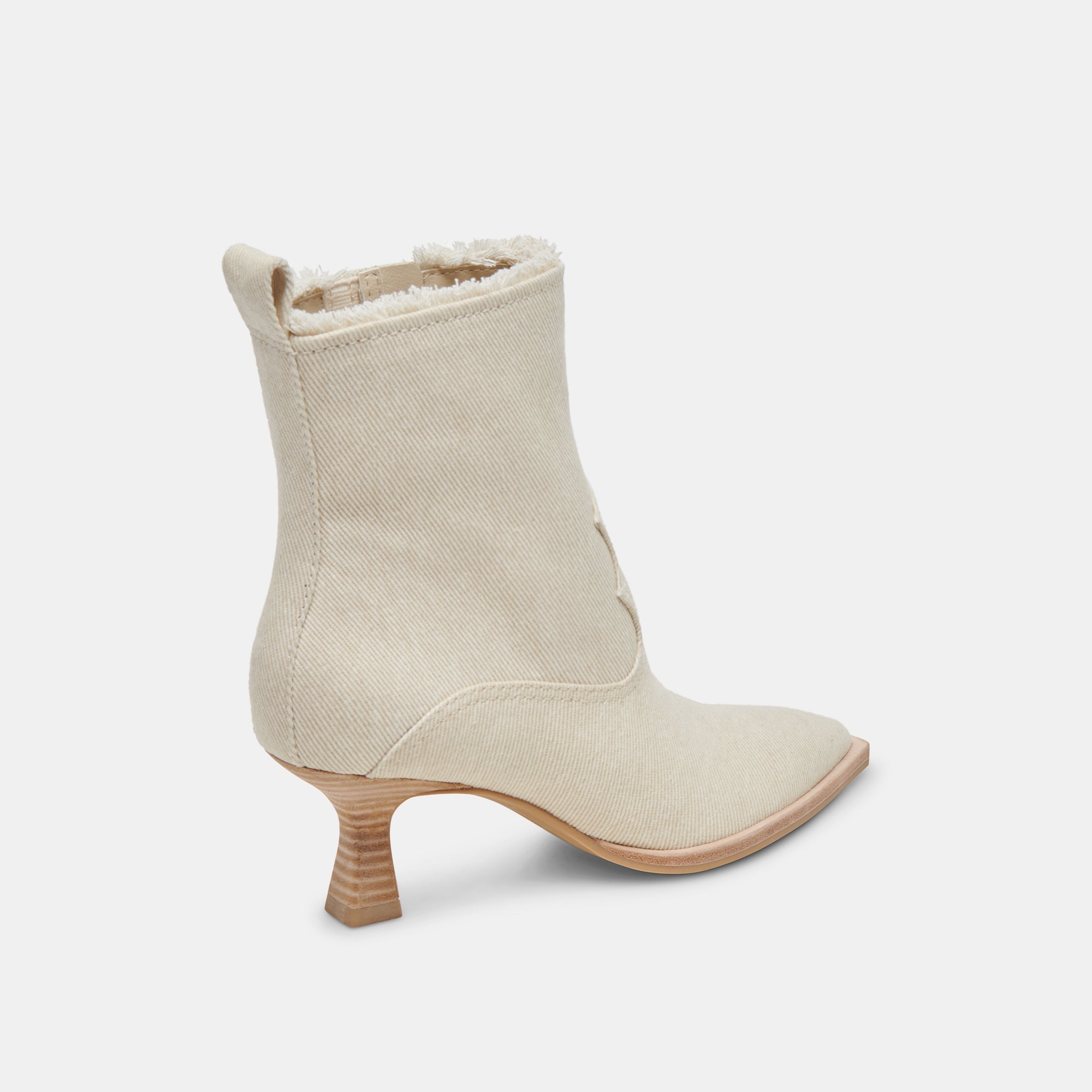 AUSTIN BOOTS IVORY DENIM - re:vita