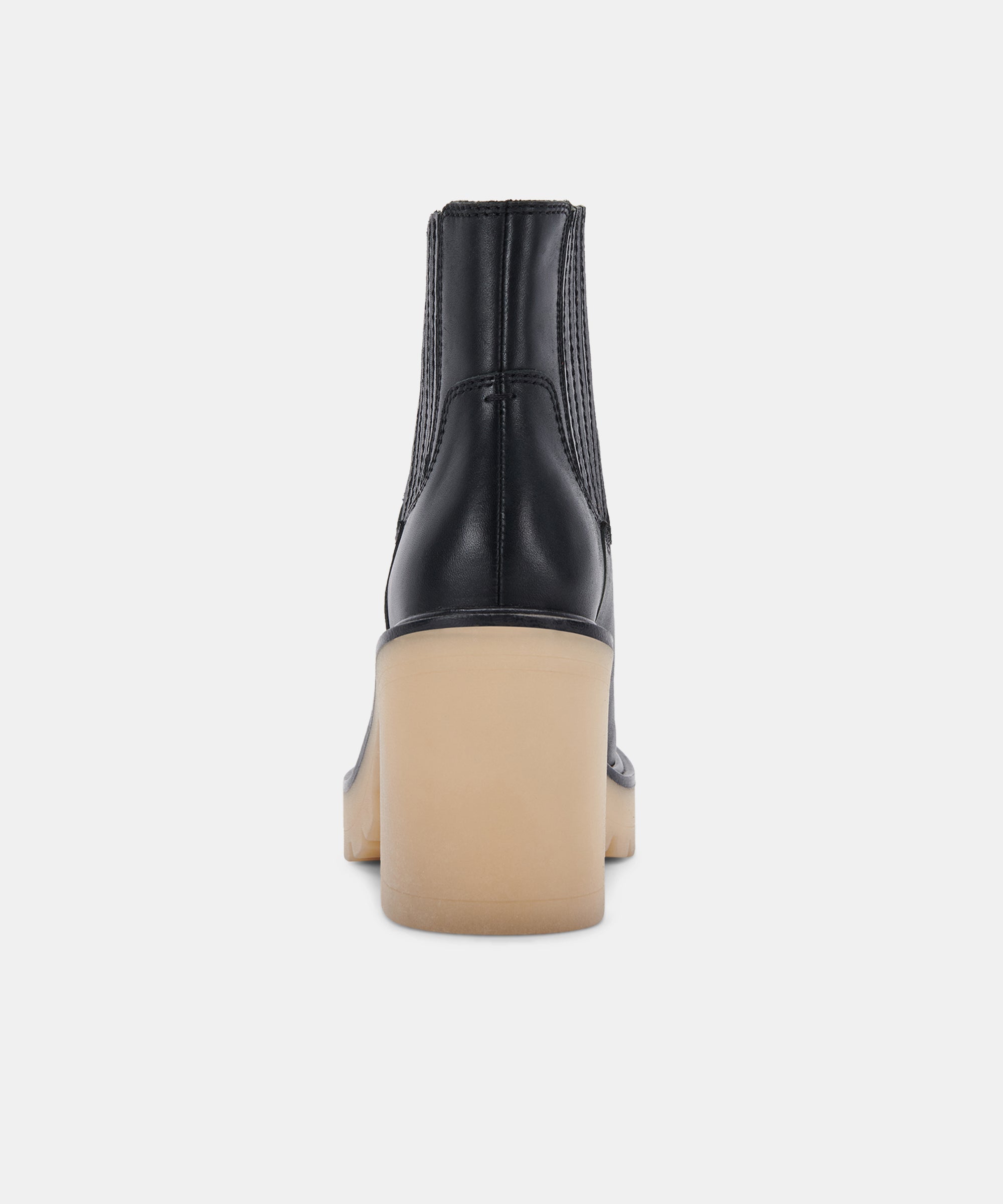 CASTER H2O BOOTIES BLACK LEATHER - re:vita