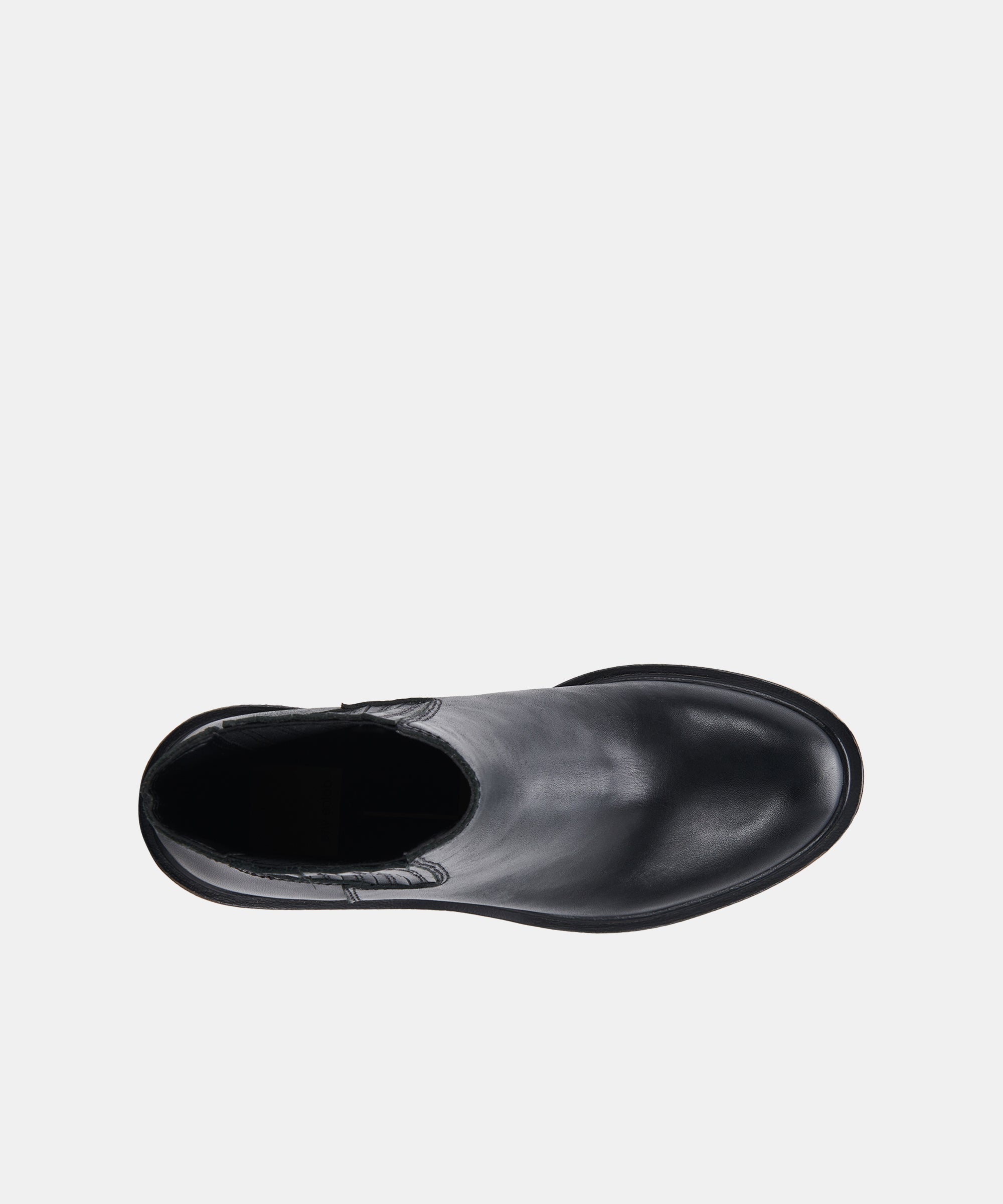 CASTER H2O BOOTIES BLACK LEATHER - re:vita