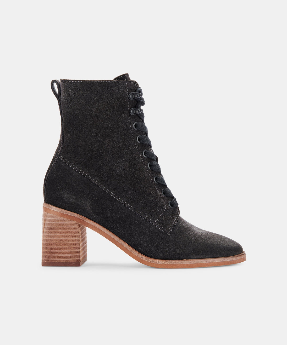 IDEN BOOTIES ANTHRACITE SUEDE - re:vita