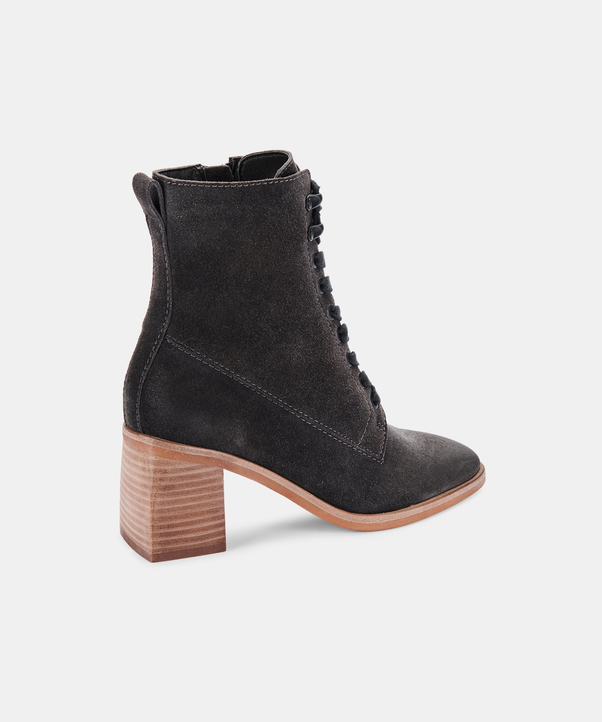 IDEN BOOTIES ANTHRACITE SUEDE - re:vita