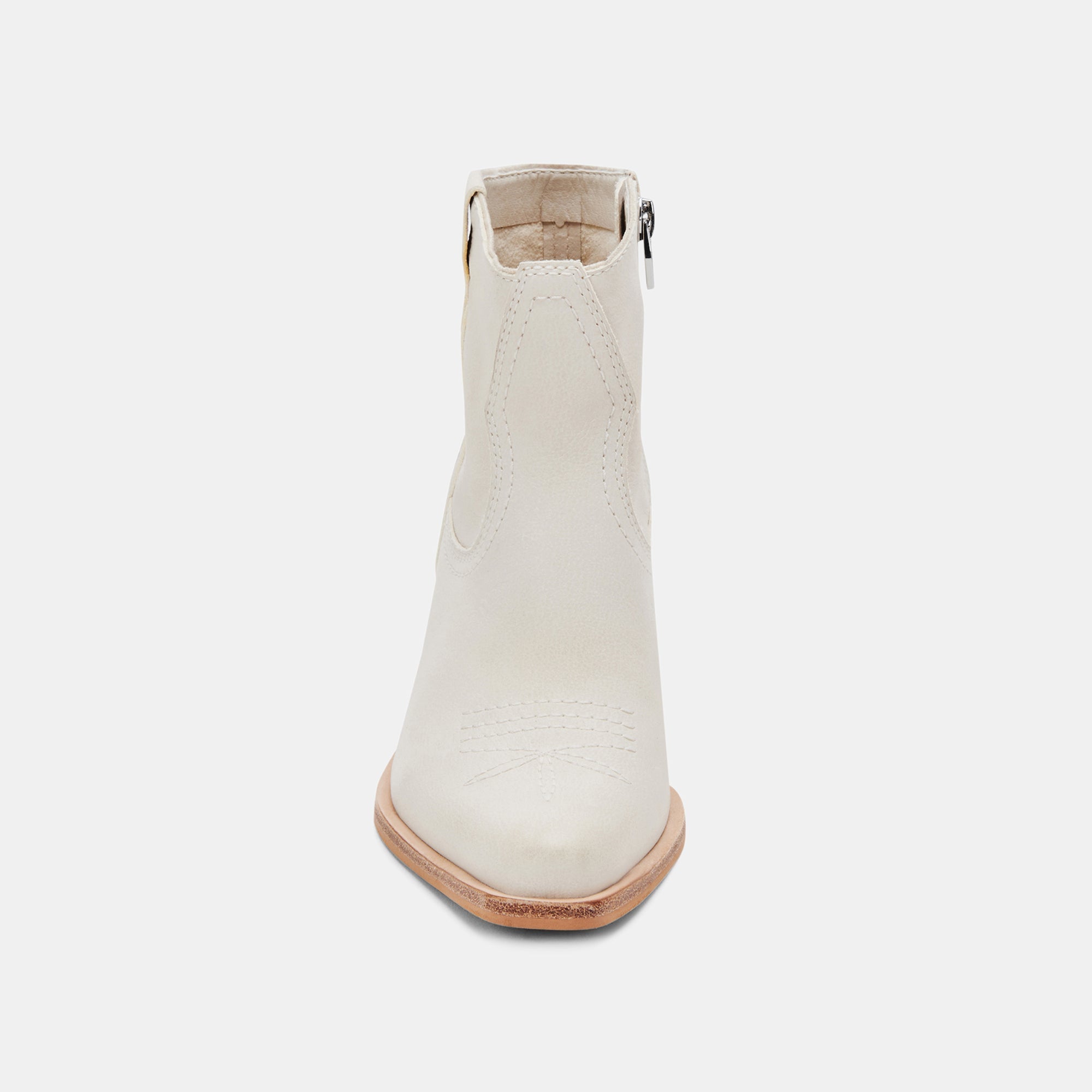 SILMA BOOTIES IVORY NUBUCK - re:vita