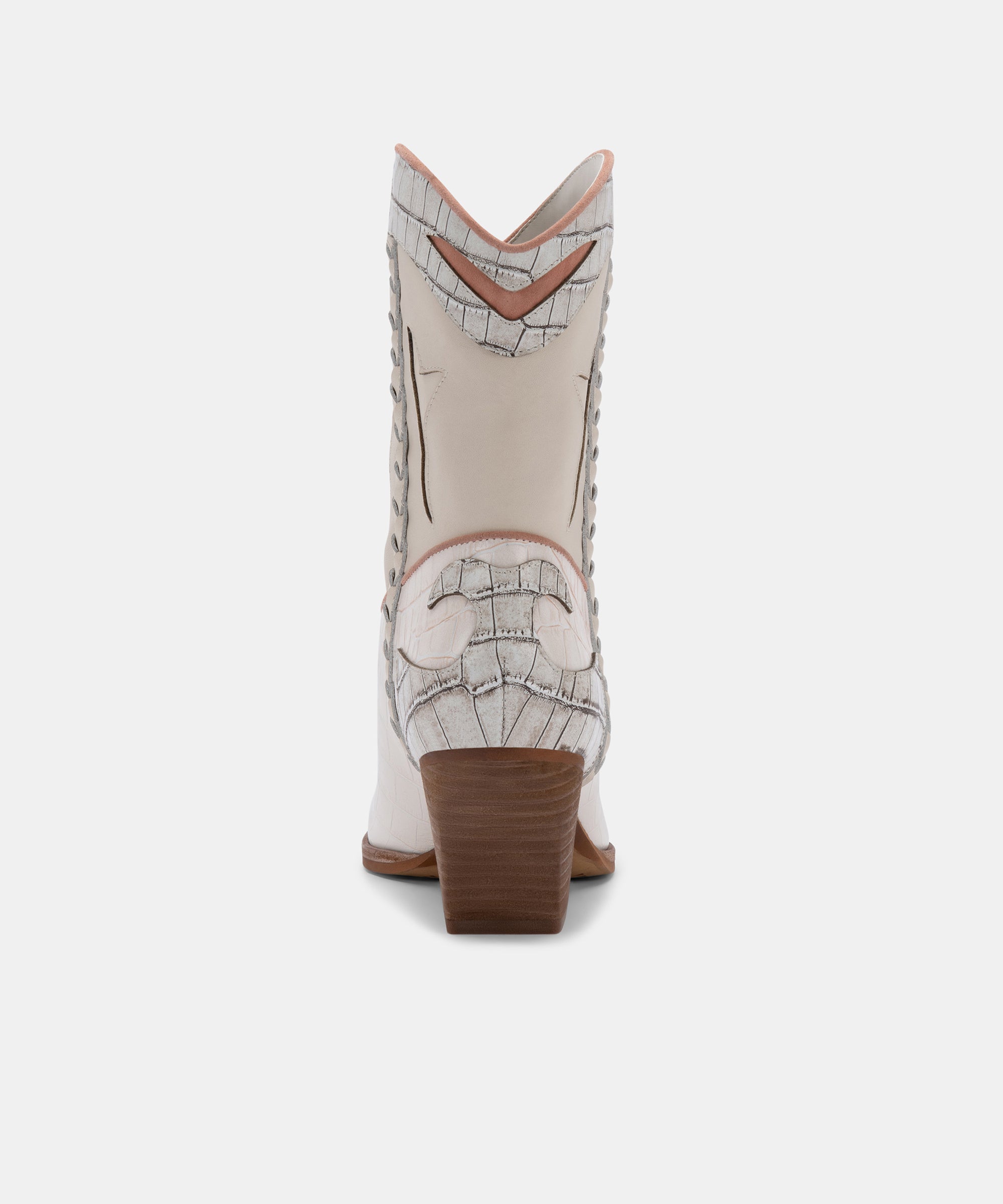 LORAL BOOTIES IVORY LEATHER - re:vita