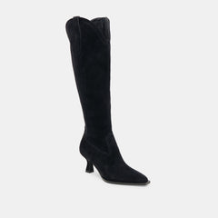 ARIANA BOOTS ONYX SUEDE - re:vita