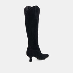 ARIANA BOOTS ONYX SUEDE - re:vita