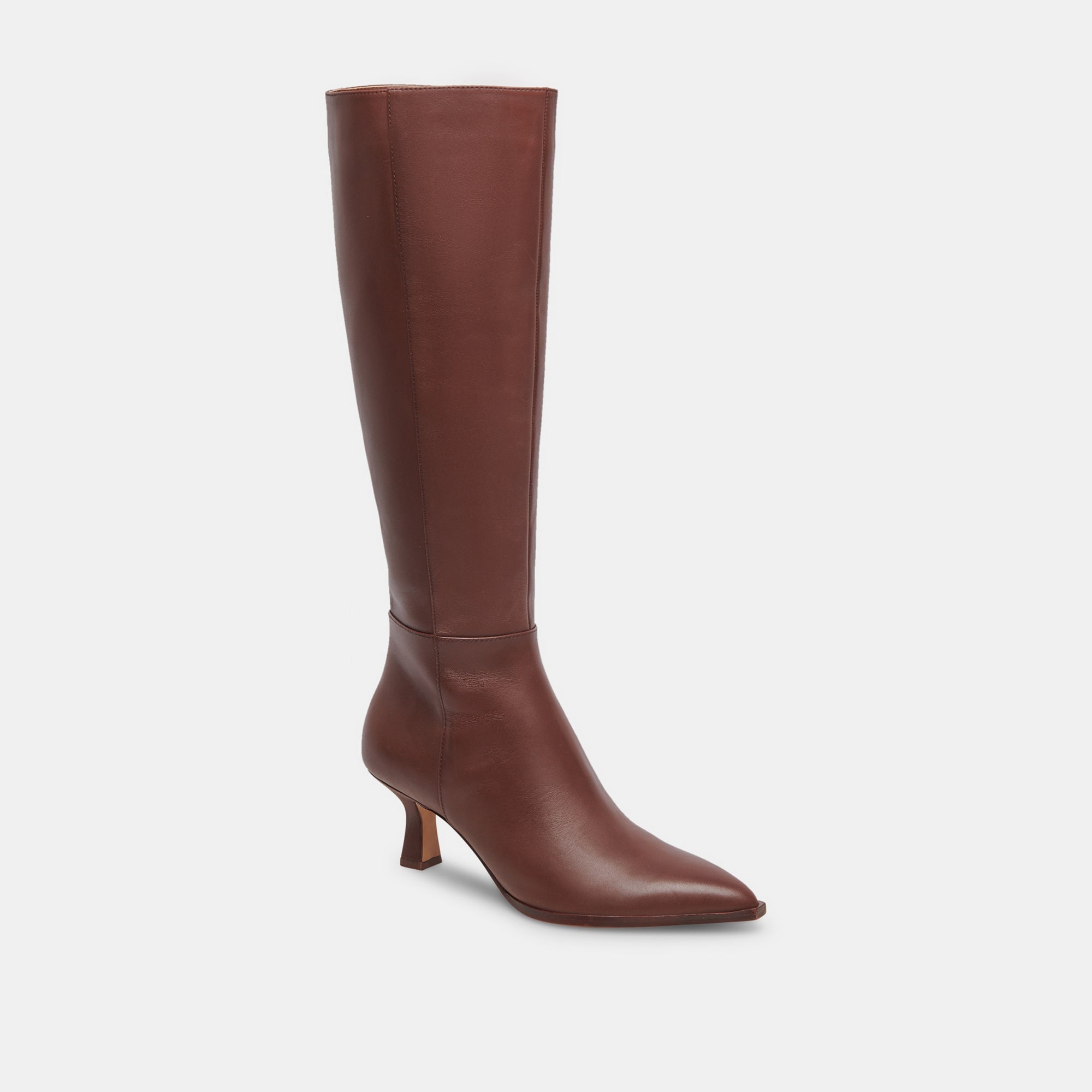AUGGIE EXTRA WIDE CALF BOOTS CHOCOLATE LEATHER - re:vita