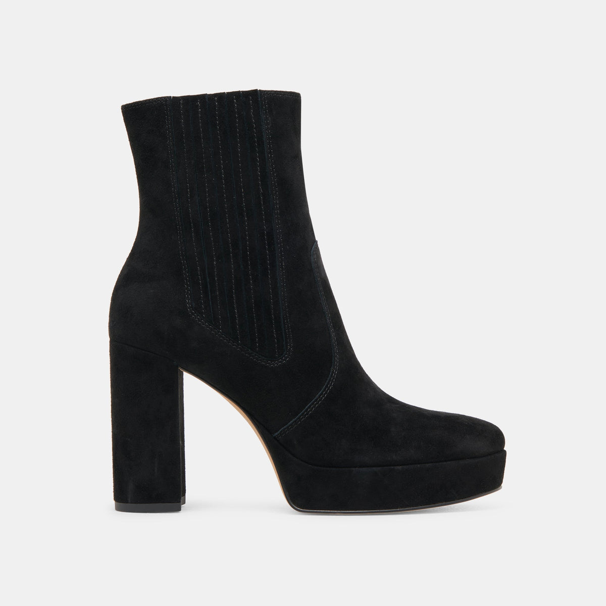 CINNY BOOTS ONYX SUEDE - re:vita