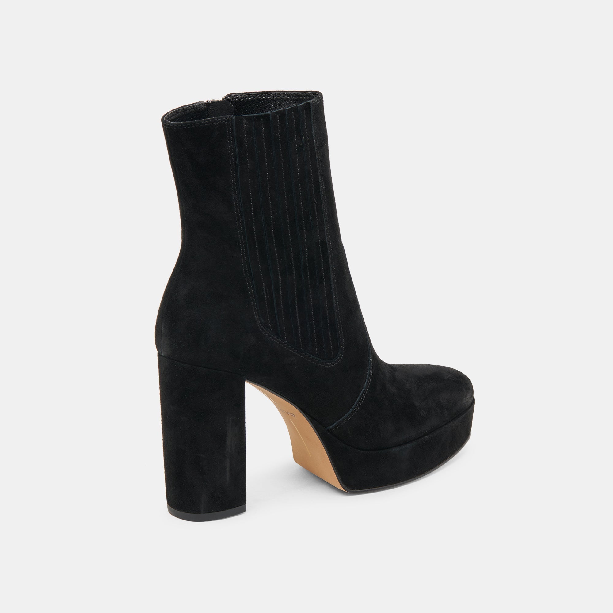 CINNY BOOTS ONYX SUEDE - re:vita