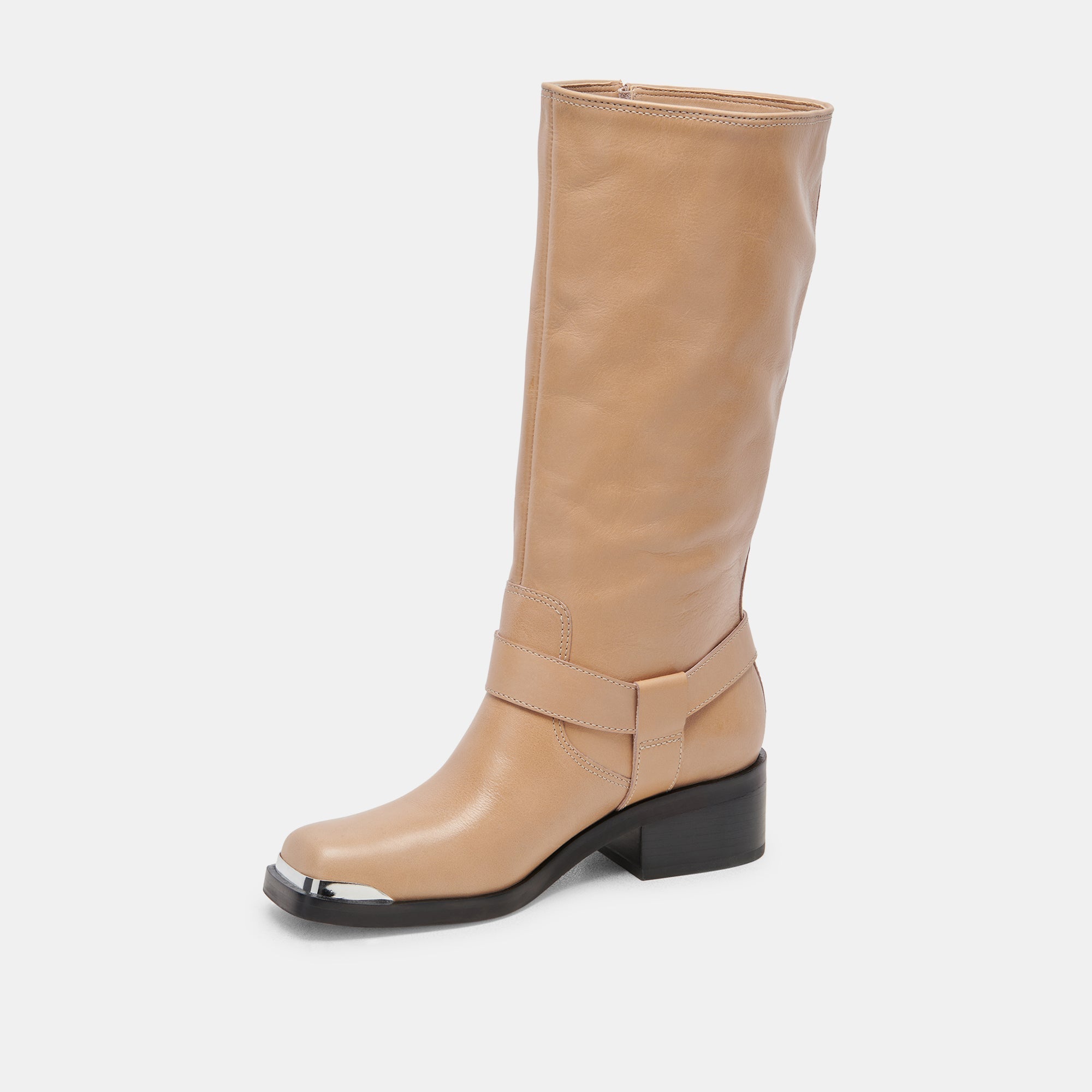 EVI BOOTS CAMEL LEATHER - re:vita