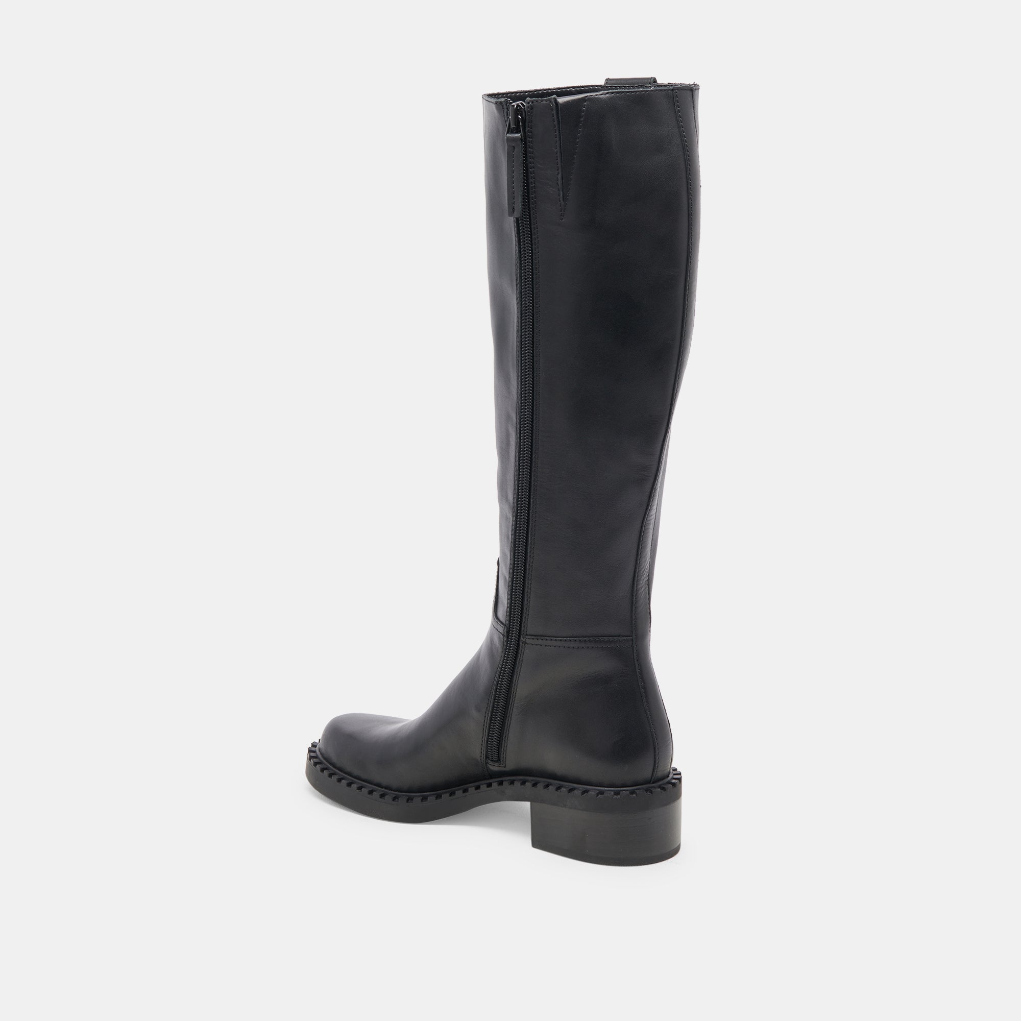 GLORY H2O EXTRA WIDE CALF BOOTS BLACK LEATHER