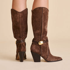 JODY BOOTS DK BROWN SUEDE