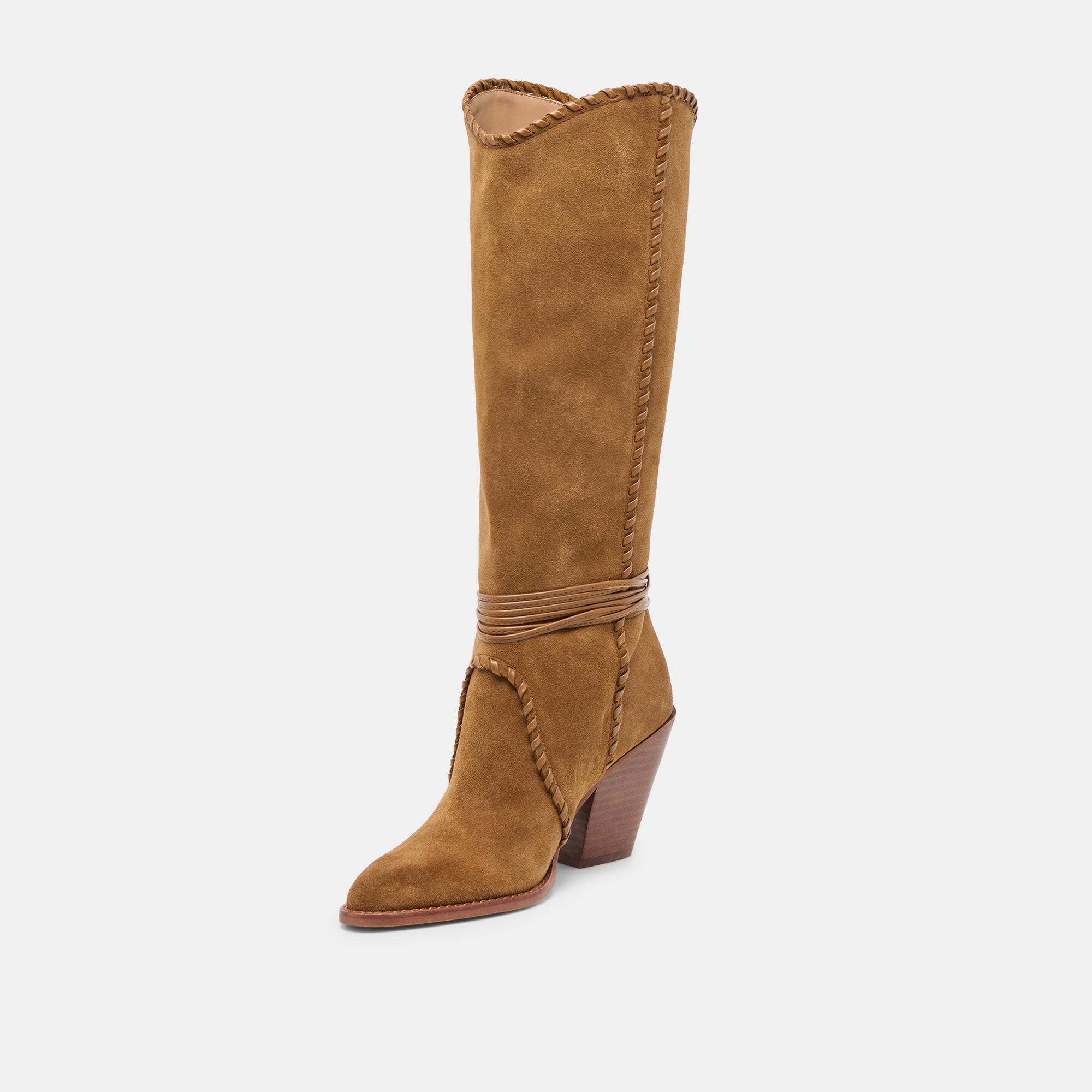 JODY BOOTS LT BROWN SUEDE