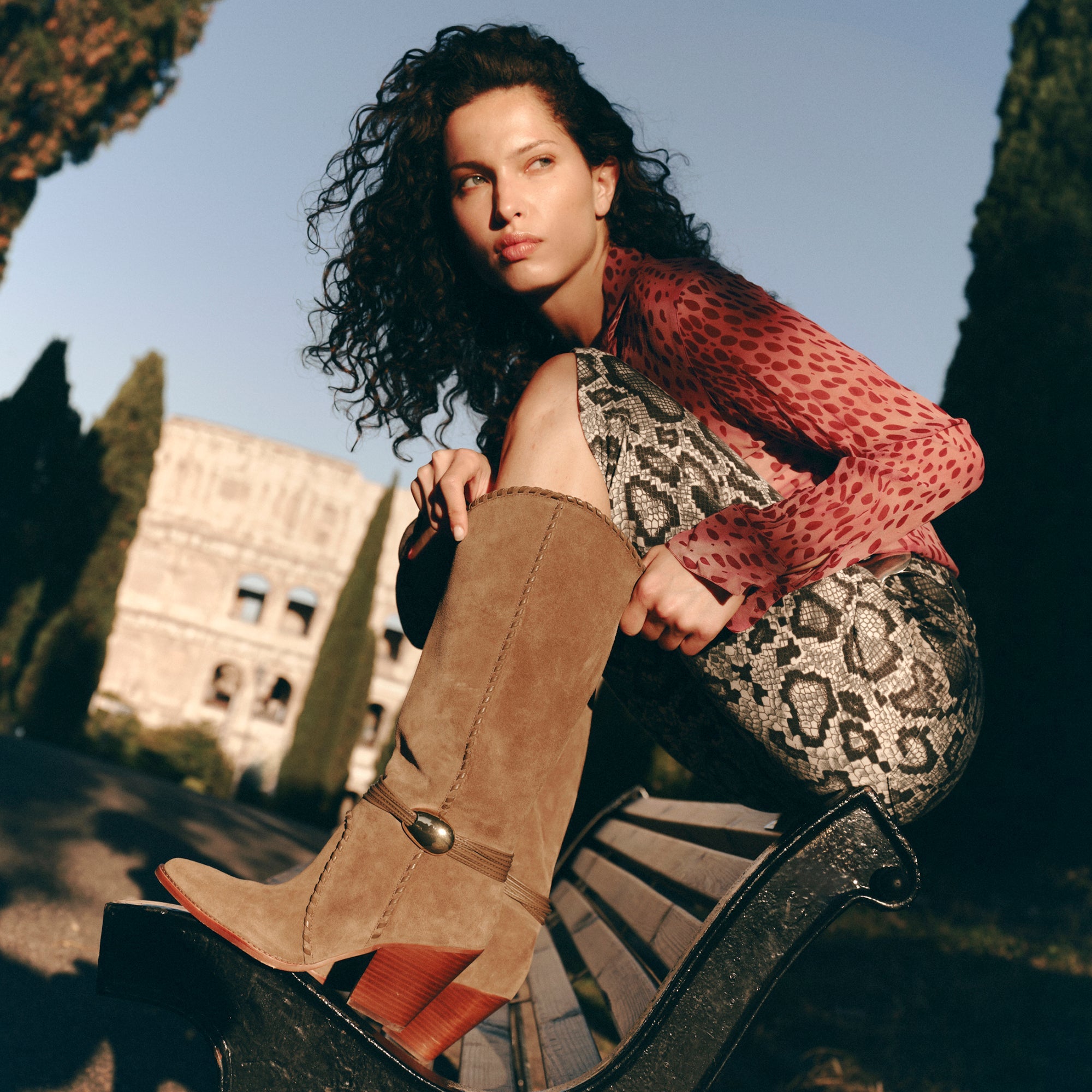 JODY BOOTS OLIVE SUEDE