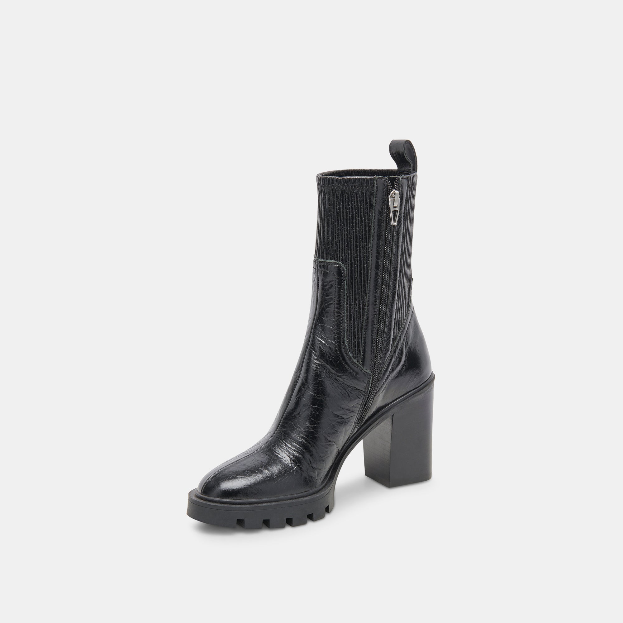 MARNI H2O BOOTS MIDNIGHT CRINKLE PATENT - re:vita