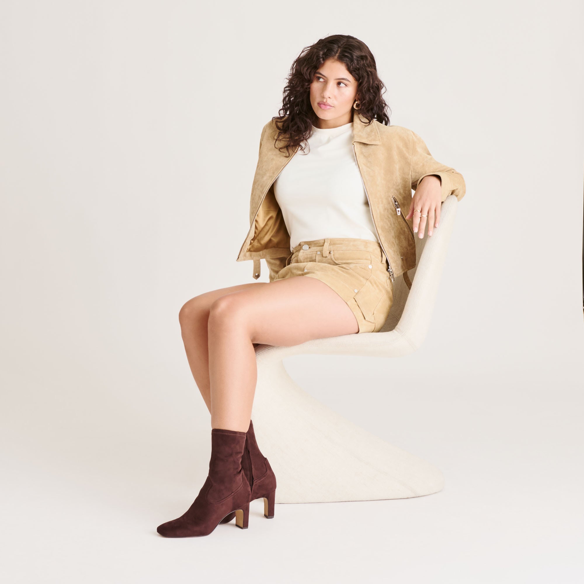 ROAN BOOTS MAHOGANY STELLA SUEDE