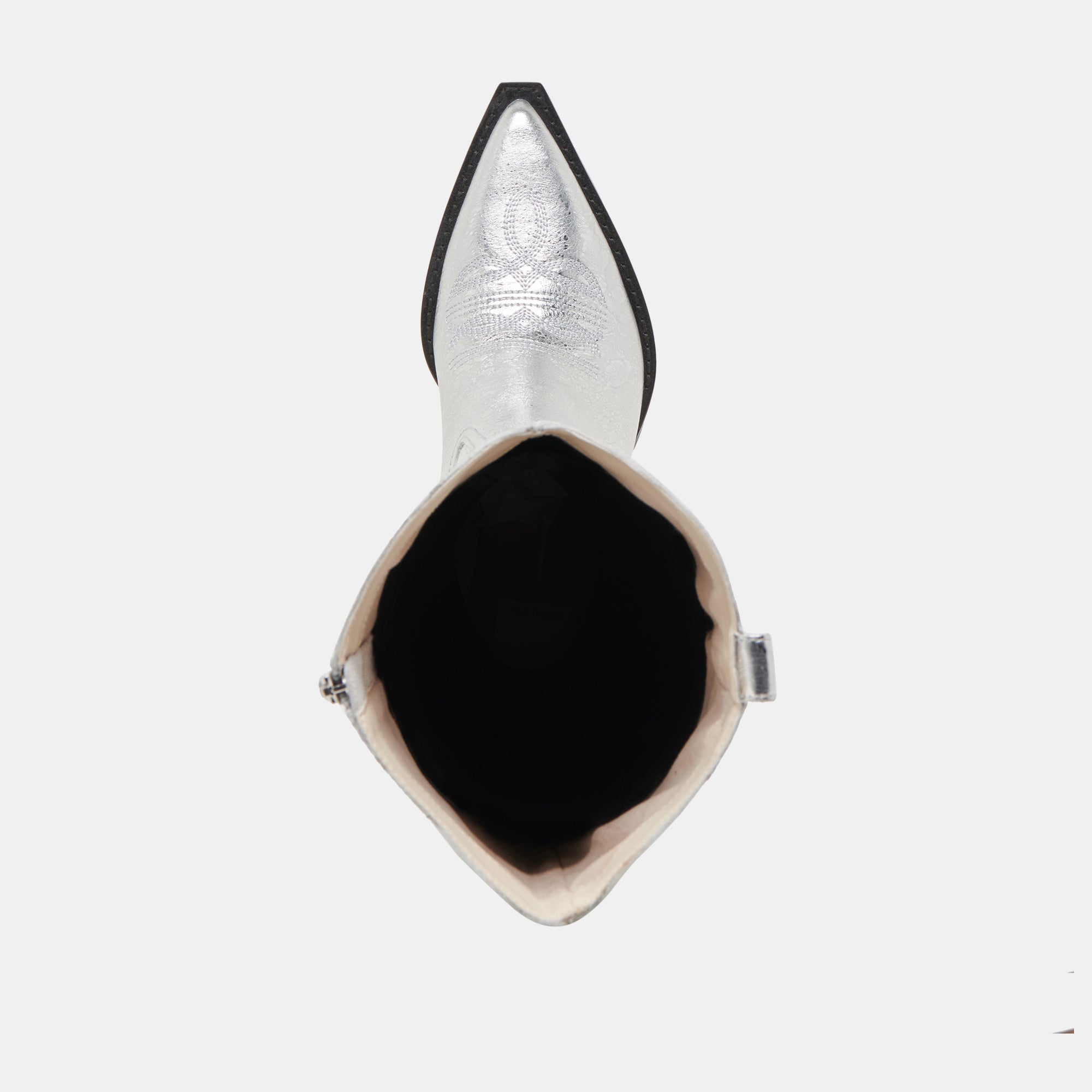 RYATT EXTRA WIDE CALF BOOTS SILVER DISTRESSED LEATHER