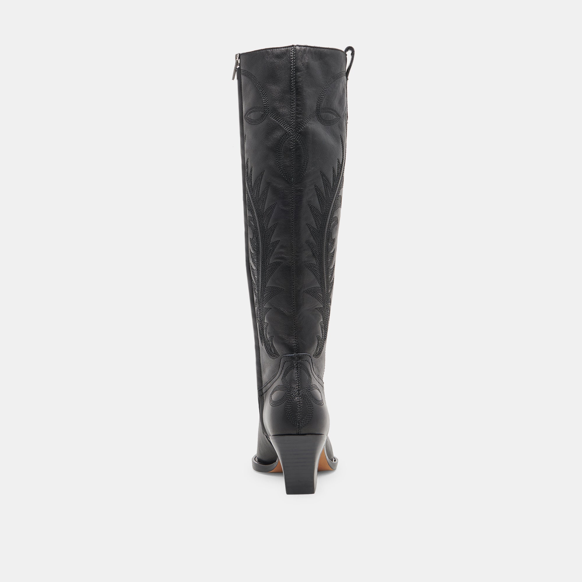 RYATT EXTRA WIDE CALF BOOTS BLACK LEATHER