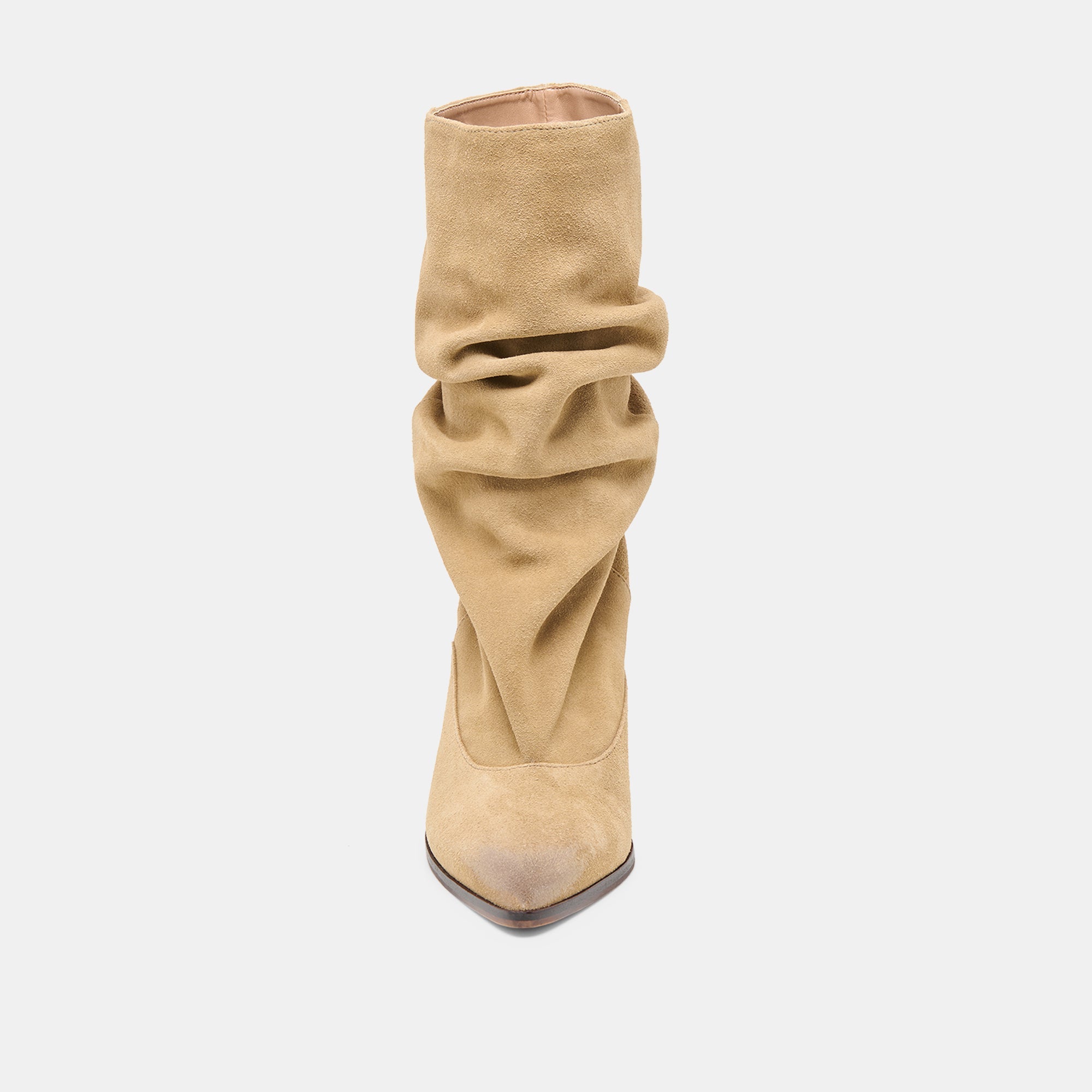 TALINA WIDE CALF BOOTS DK TAUPE SUEDE