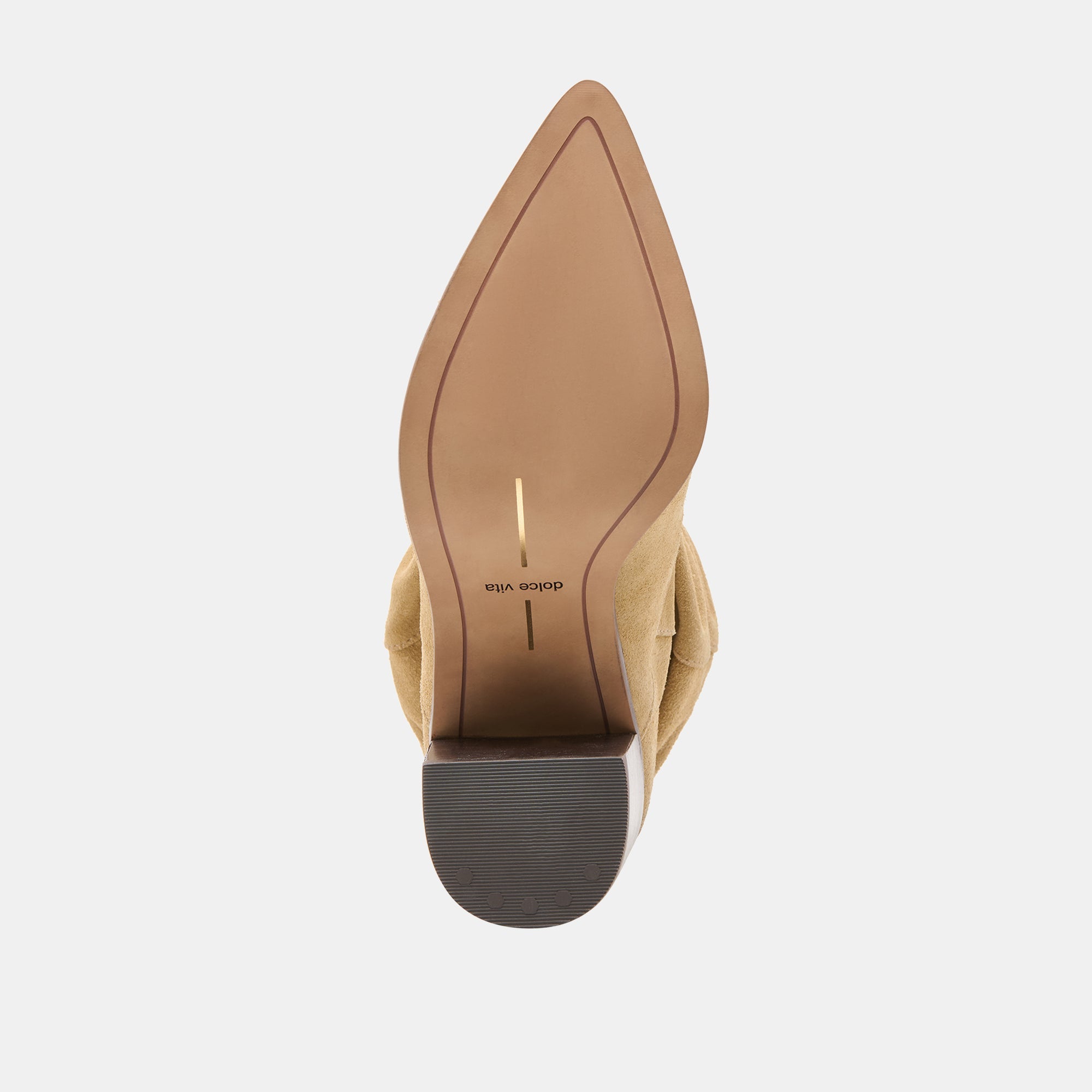 TALINA WIDE CALF BOOTS DK TAUPE SUEDE